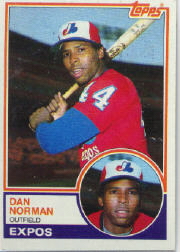 1983 Topps      237     Dan Norman